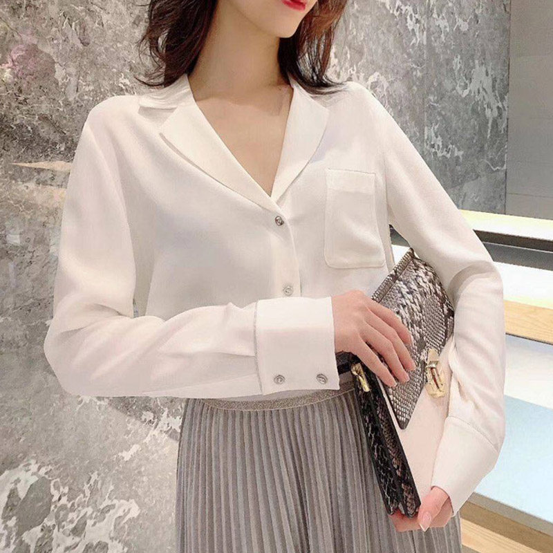 阿玛施旗舰店官网2020秋新款女衬衫 魅言服饰衬衫