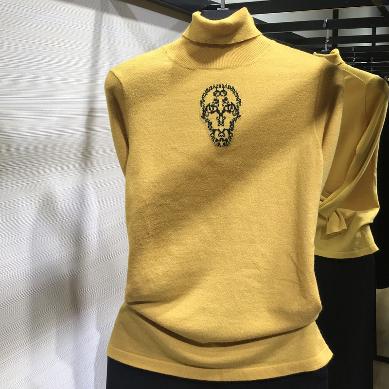 阿玛施旗舰店官网2020秋新款针织衫 魅言服饰毛衣