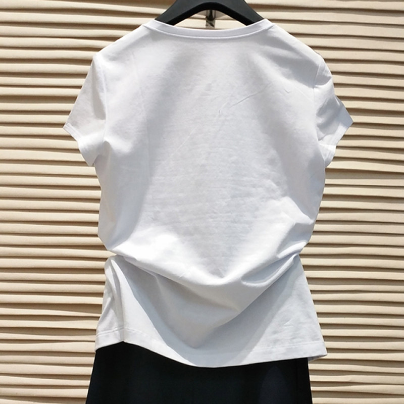 阿玛施旗舰店官网2020夏新款白t恤 魅言服饰T恤