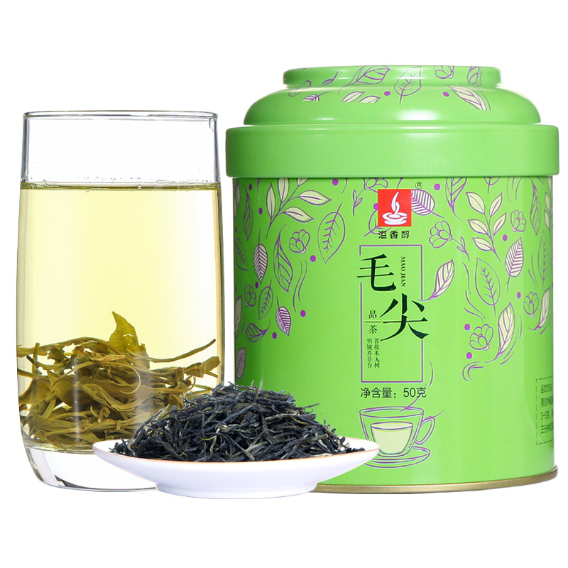 溢香醇旗舰店溢香醇绿茶新茶信阳毛尖春茶雨前嫩芽日照足罐装袋装浓香型茶0