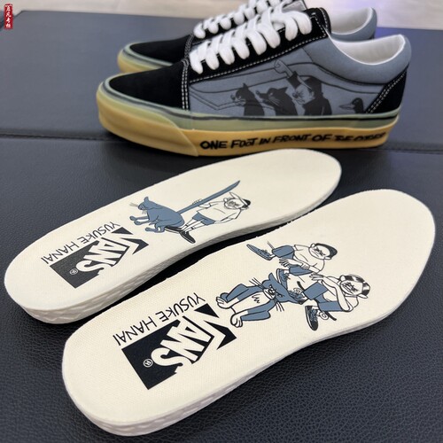 VANS范斯HANAI联名LX OLD SKOOL生胶底低帮男女款板鞋VN000D56BN5 - 图1