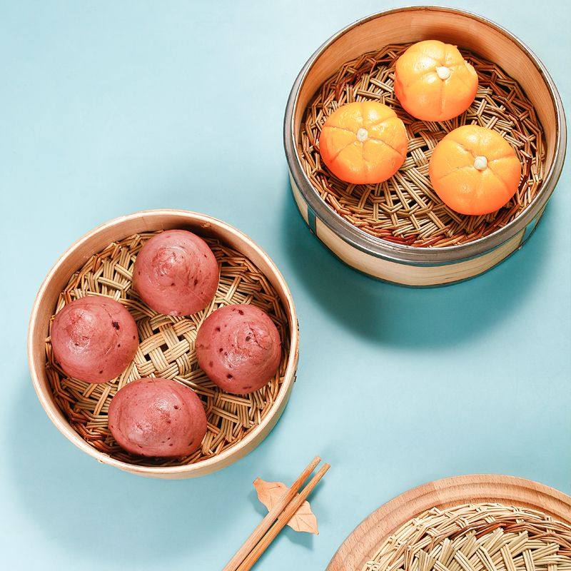 蒸小笼包的草垫子不粘圆形手编加密蒸笼垫草编蒸包子馒头馍蒸笼草,淘宝优惠券,粉丝福利购,淘宝优惠卷