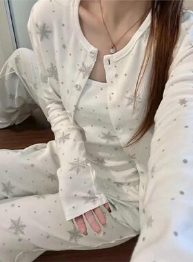 甜美高级感雪花波点带胸