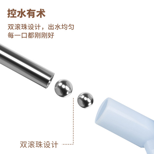 卡诺仓鼠水壶金丝熊饮水器立式荷兰猪水樽支架滚珠兔子喝水器用品 - 图1