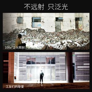 微笑鲨led强光头灯充电头戴式泛光工作散光户外工地超亮超长续航