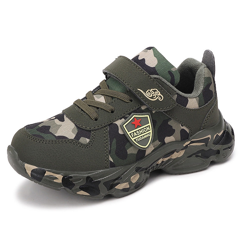 男童运动鞋迷彩鞋秋冬加绒儿童解放帅气特种兵鞋子小孩当兵军训鞋,淘宝优惠券,粉丝福利购,淘宝优惠卷