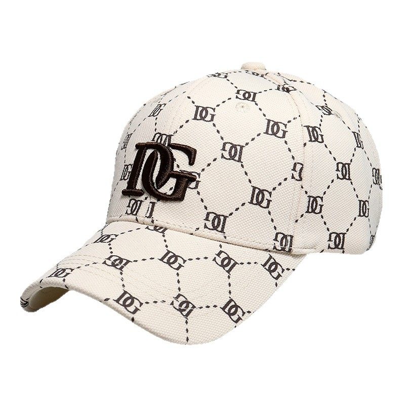 韩版字母刺绣满印设计鸭舌帽子男女百搭加深加宽大头围棒球帽防晒,淘宝优惠券,粉丝福利购,淘宝优惠卷