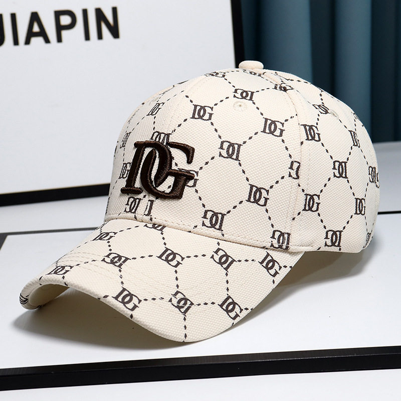 韩版字母刺绣满印设计鸭舌帽子男女百搭加深加宽大头围棒球帽防晒,淘宝优惠券,粉丝福利购,淘宝优惠卷