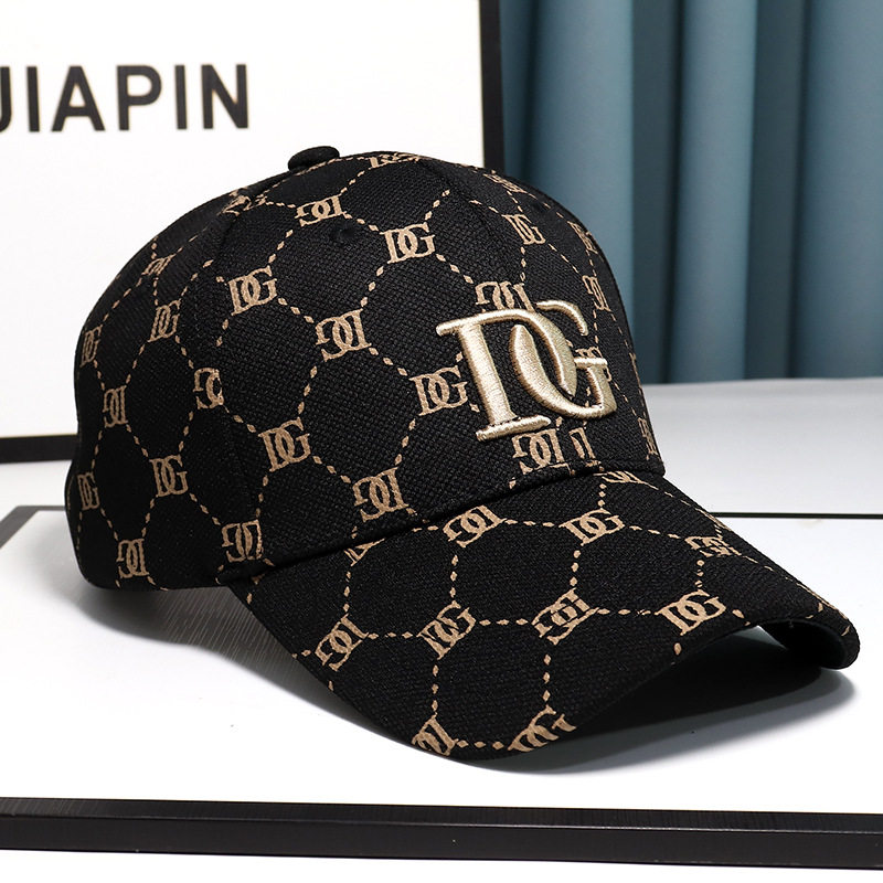 韩版字母刺绣满印设计鸭舌帽子男女百搭加深加宽大头围棒球帽防晒,淘宝优惠券,粉丝福利购,淘宝优惠卷