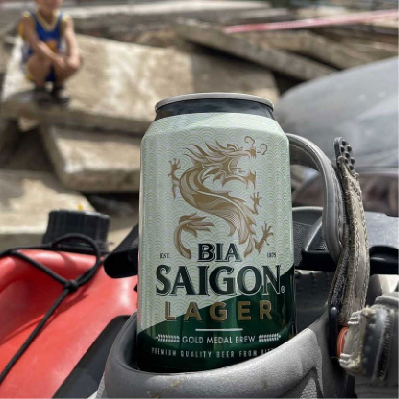 越南西贡整箱拉格啤酒整箱灌装Saigon Lager啤酒整箱原装进口精酿-图2