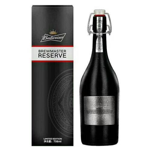 百威精酿大师臻藏啤酒798ml6瓶银标版经典礼盒装整箱京东快递包邮 - 图3