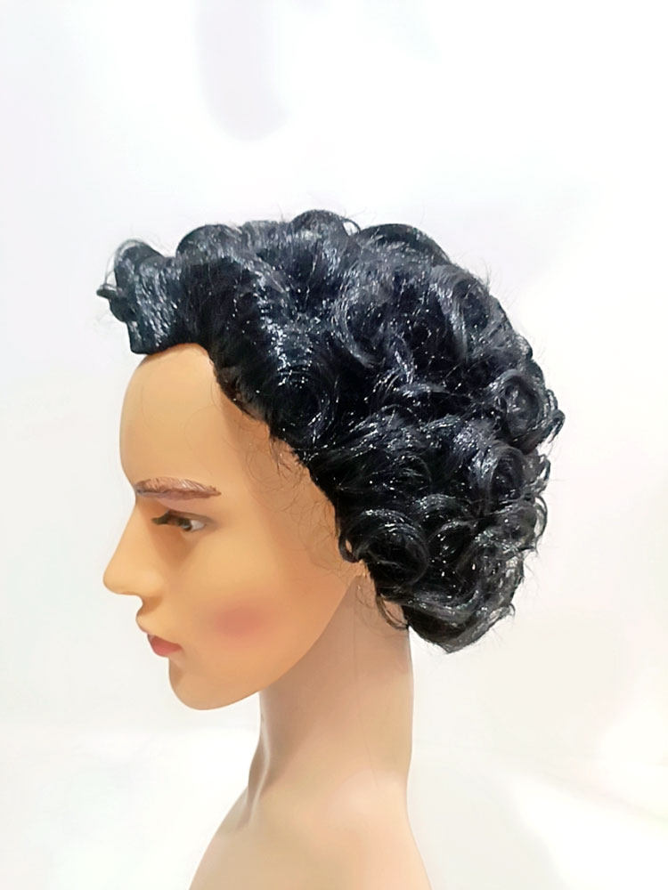 歌曲之王舒伯特同款短卷假发非洲小曲卷卷舞台表演抖音假发高温丝,淘宝优惠券,粉丝福利购,淘宝优惠卷