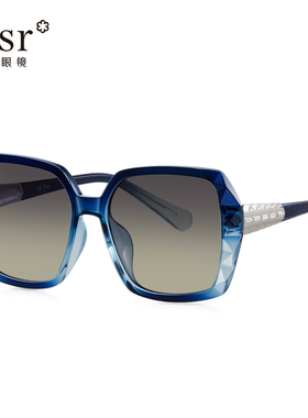 帕莎偏光可配近视时尚风太阳镜