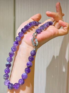 锁骨链新款复古条纹月牙天项链