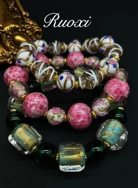 中古vintage方糖冰块琉璃新中式