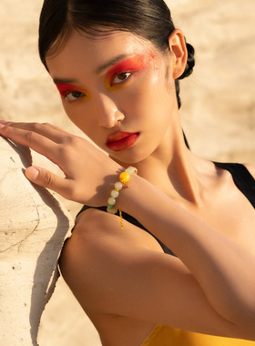 手链现货天然青海和田玉晴水手饰