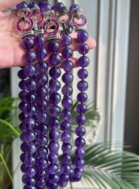 锁骨链新款12mm超大颗粒天项链