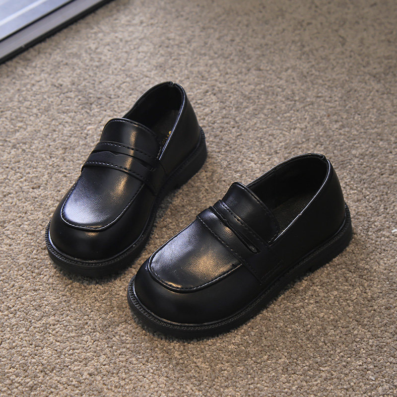 2026春秋季新款儿童小皮鞋女童英伦风公主鞋乐福鞋男童鞋子黑色鞋,淘宝优惠券,粉丝福利购,淘宝优惠卷