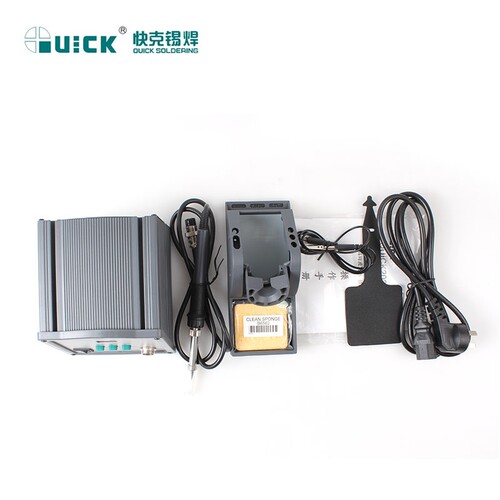 QUICK快克203H数显无铅高频205电焊台90W大功率恒温烙铁204H/303D - 图3