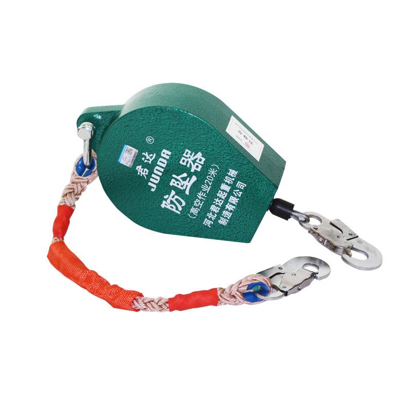 -50米速差防坠器钢丝绳高空防坠器人体防护坠落缓降器安全器 - 图3