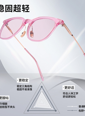 粉色变色墨镜女2025新款带度数