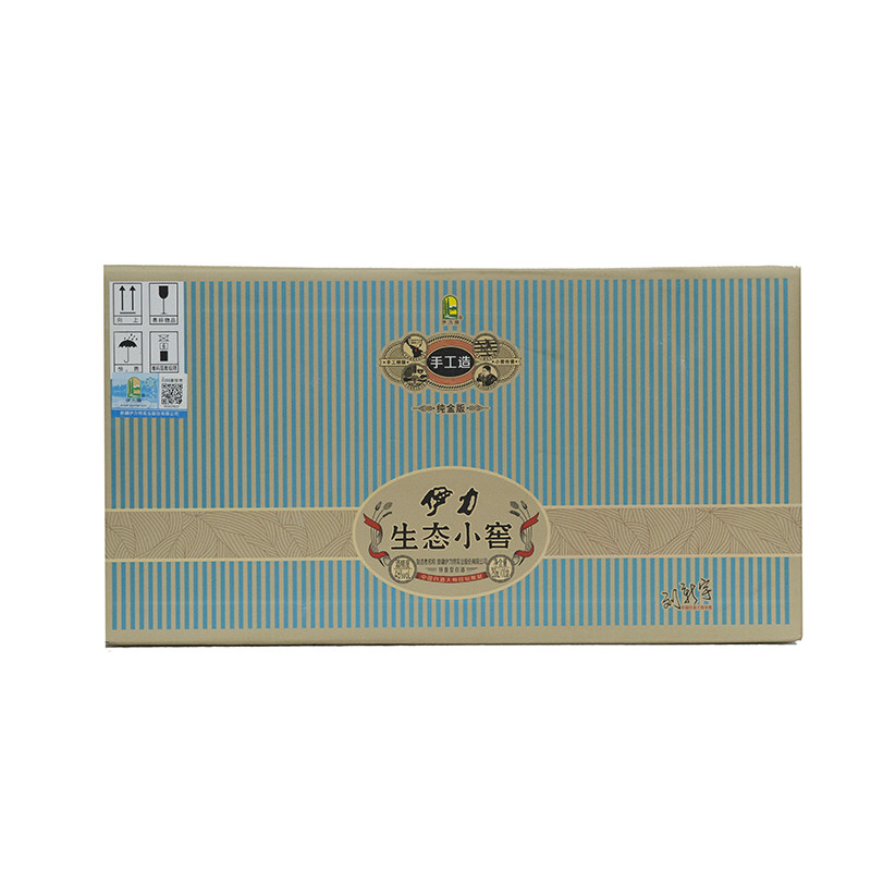 伊力生态小窖纯金版46度250ml10瓶整箱伊利犁老窖特香型新疆白酒