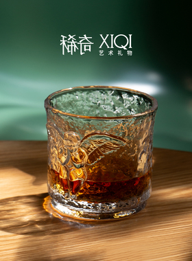 稀奇艺术女士天使浮雕威士忌杯