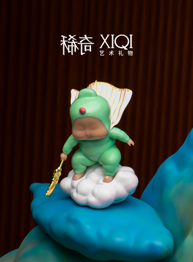 家居装饰摆件小财神平步青云关公