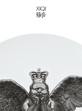 稀奇艺术风系列王冠墙面装饰挂盘