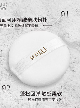 诗黛尔羽衣轻奢丝滑定妆蜜粉隐匿毛孔遮瑕自然服帖控油不拔干