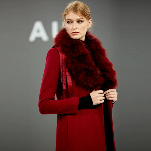 Зимняя куртка, длинное шерстяное пальто, коллекция 2021, длина макси