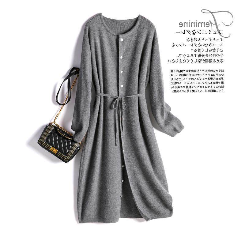 温柔风气质内搭2020年秋冬毛衣裙子 帛夫曼连衣裙