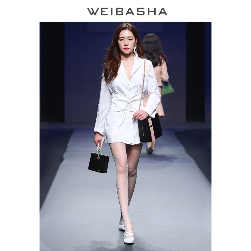 新款2019夏女士链条包ins真皮包包 微芭莎女士包袋