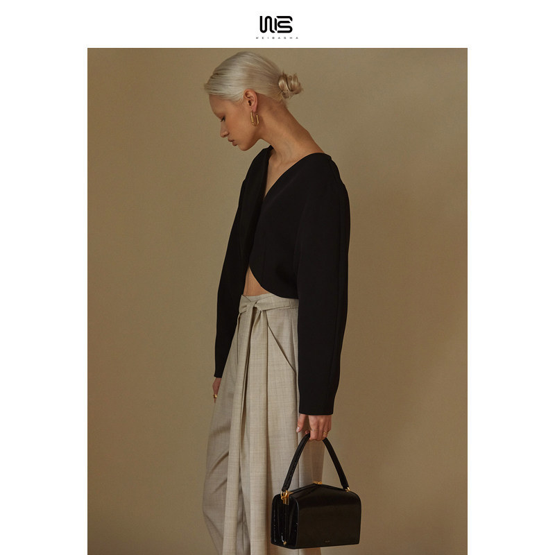 轻奢小众2022新款潮手提医生单肩包 微芭莎女士包袋