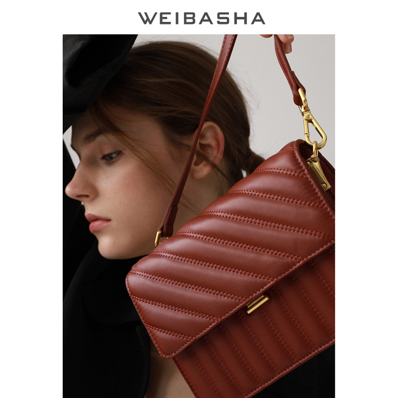 2020新款潮小香风夏天真皮链条包 微芭莎女士包袋