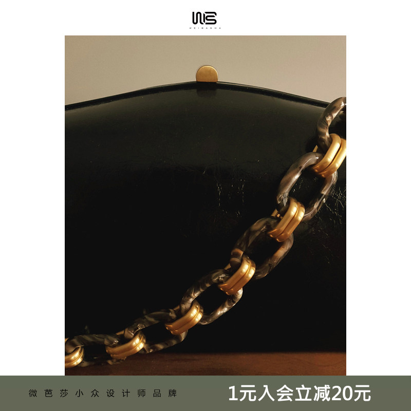 轻奢小众2022新款潮手提医生单肩包 微芭莎女士包袋