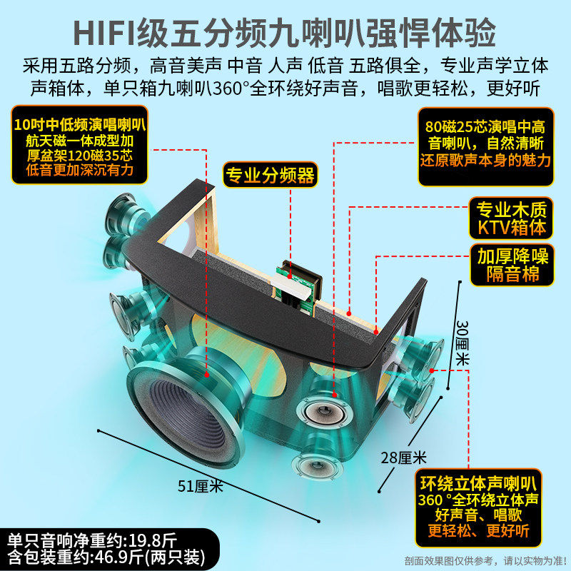 山水sq115家庭家用ktv影院一体机 硕奇电器KTV/卡拉OK音箱