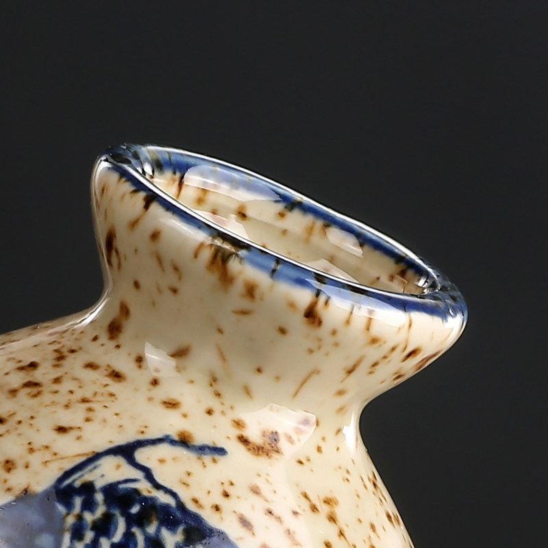 牙签盒陶瓷日式复古牙签筒罐创意家用个性饭店牙线棉签收纳盒瓶子,淘宝优惠券,粉丝福利购,淘宝优惠卷