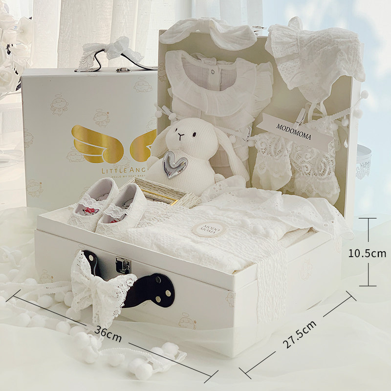 modomoma新生儿用品婴儿礼盒爬服 modomoma婴儿礼盒