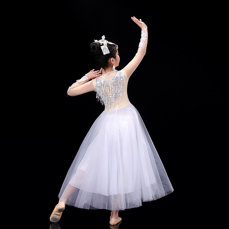 六一儿童民族舞蹈演出服开场舞大摆裙蒙古族额尔古纳河同款表演服,淘宝优惠券,粉丝福利购,淘宝优惠卷