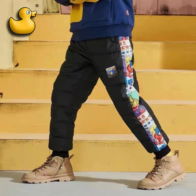 男童羽绒裤2025年冬季新款儿童裤子中大童加厚保暖外穿潮三层羽绒,淘宝优惠券,粉丝福利购,淘宝优惠卷