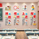 Inspirational text wall layout decoration 3D three-dimensional wall stickers