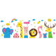 Children's room kindergarten wall decoration 3d stereoscopic 3d