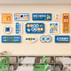 School class atmosphere cultural wall classroom layout decoration inspiring primary and secondary school students inspirational slogan wall stickers 3D three-dimensional