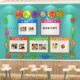 Cultural wall stickers acrylic small dining table canteen wall stickers