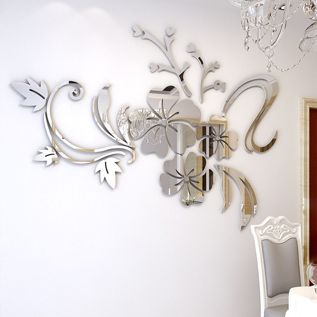 Living room bedroom sofa background wall acrylic mirror