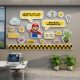 Office entrance image wall inspirational slogan PVC