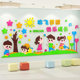 Kindergarten wall decoration environment layout theme wall stickers