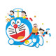 Doraemon 3D three-dimensional children's room sticker painting
