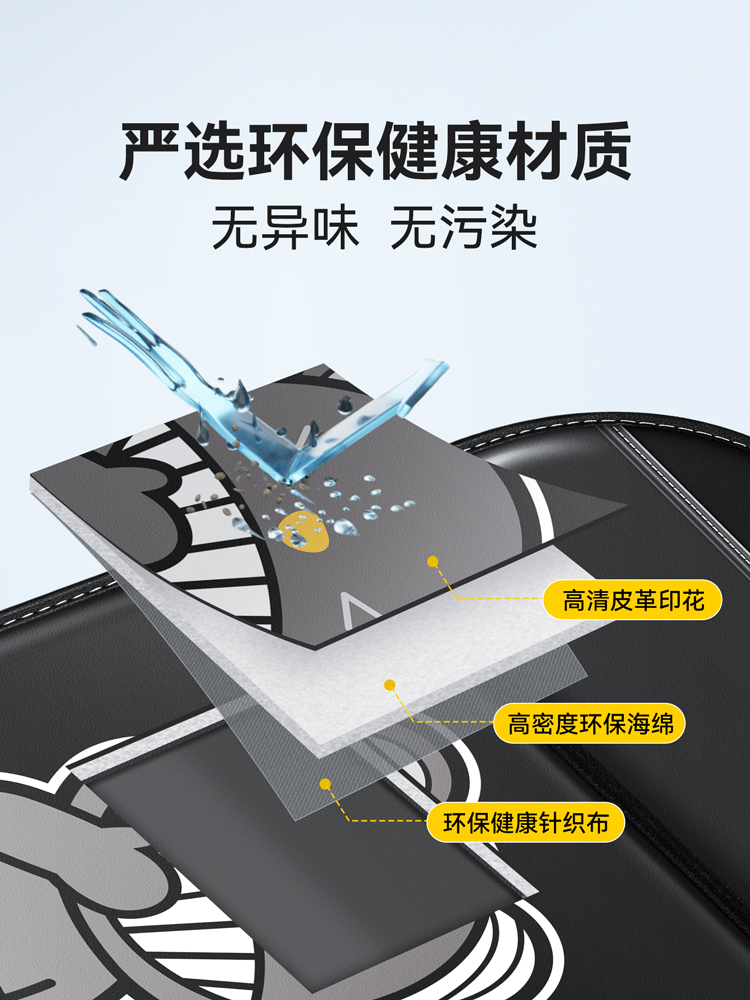 背车内踢汽车座椅车载防后座靠背顽速垫用收纳挂袋防护垫后排儿童 - 图2